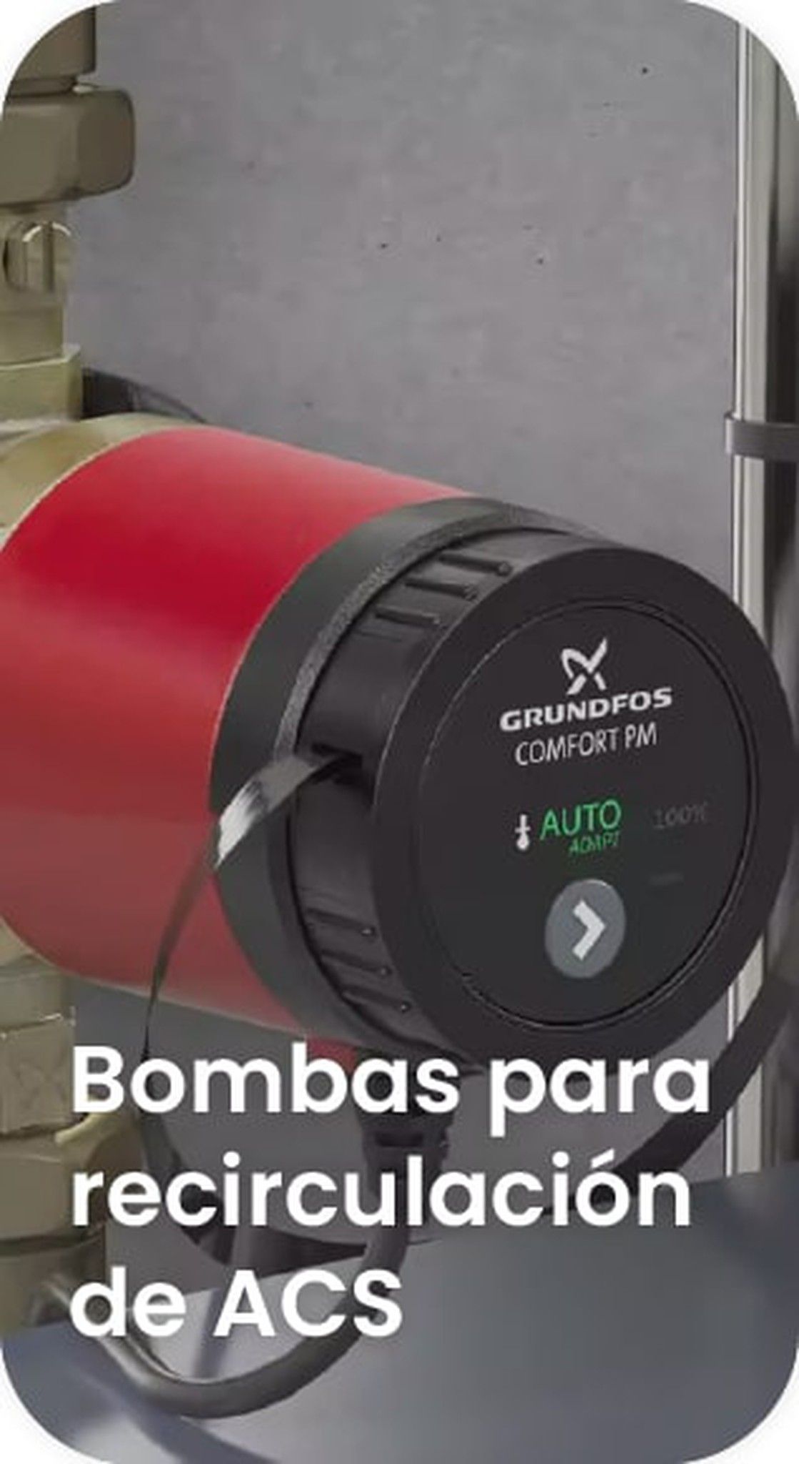 Bombas para recirculación ACS