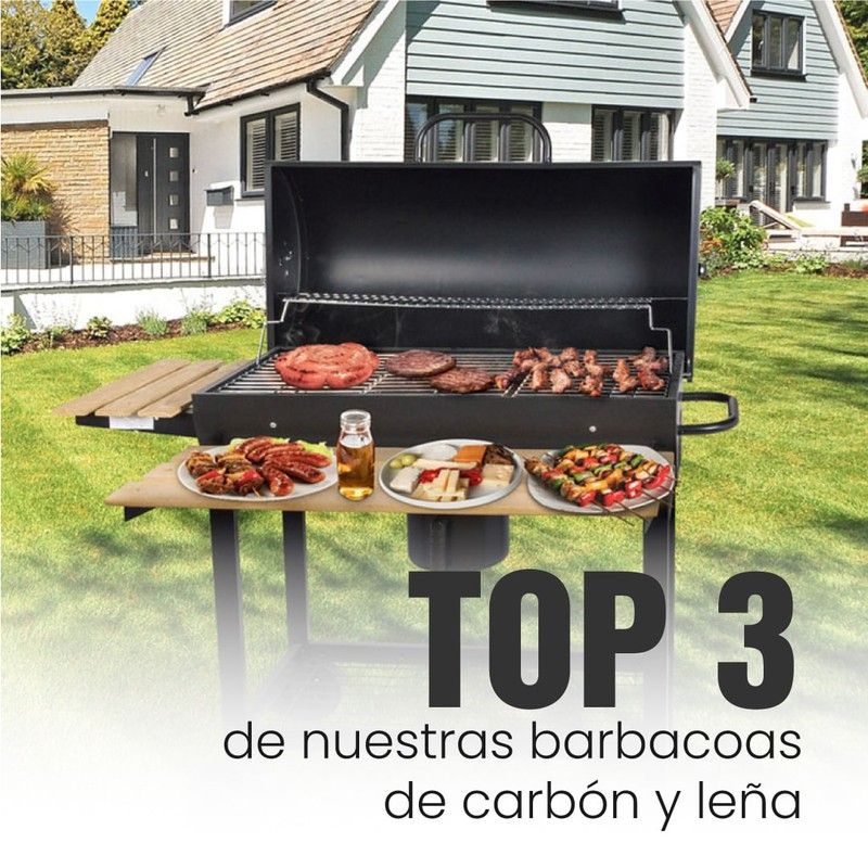 TOP 3 de nuestras barbacoas de carbón y leña