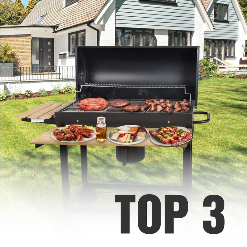 TOP 3 of our charcoal and wood barbecues