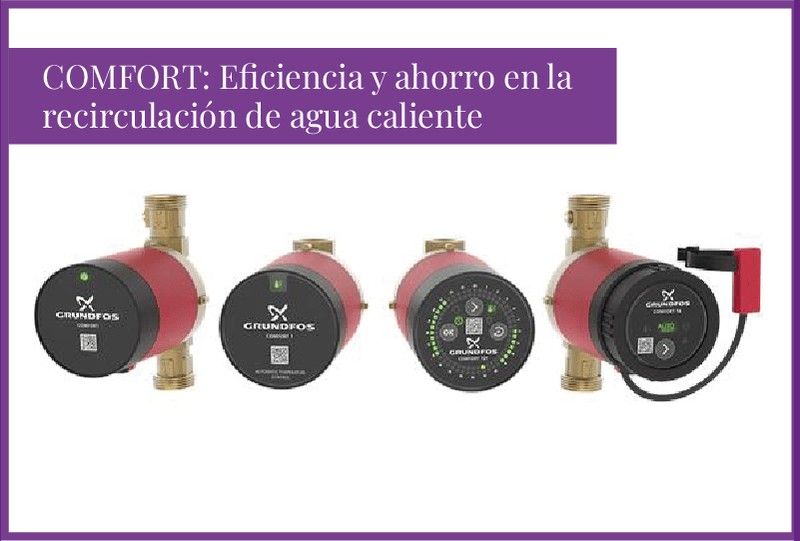 COMFORT: Eficiencia y ahorro en la recirculación de agua caliente