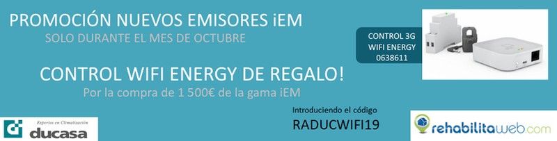 Llévate un control Wifi de regalo para tus radiadores Ducasa
