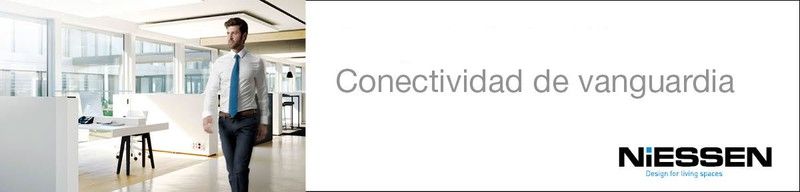 Novidades dos sistemas de conectividade Niessen