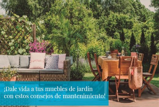 Guía de mantenimiento de muebles de jardín: cómo cuidarlos y mantenerlos en buen estado