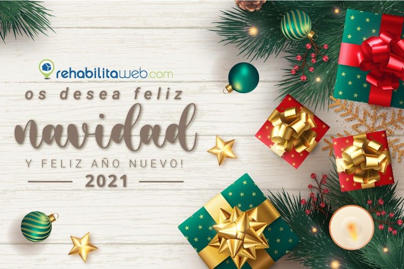 Rehabilitaweb os desea Feliz navidad y Feliz año nuevo