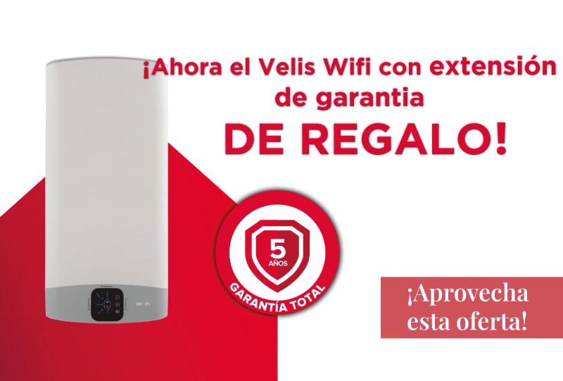 ¡Ahora el Velis Wifi con extensión de garantia de regalo!