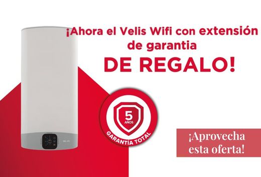 ¡Ahora el Velis Wifi con extensión de garantia de regalo!