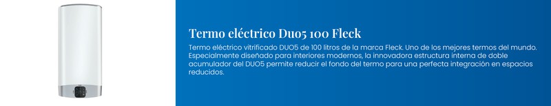 Termo eléctrico Duo5 80 Fleck — Rehabilitaweb