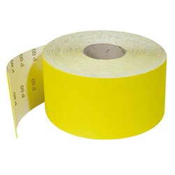 Papier abrasif non percé - grain de 80 à 220 - fixation par bande aggripante