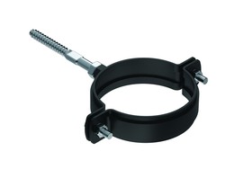 80mm wall clamp for pellet and biomass stoves Fig