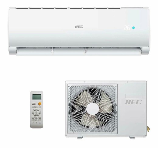 1×1 air conditioning model 35 with wifi split wall inverter Hec