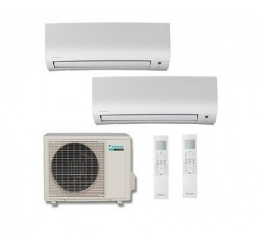 DAIKIN 2 x int FTXS35K + ext 2MXS50H multi-split inverter airconditioning
