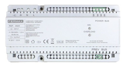 Stromversorgung + Filter DIN10 24VDC 2,5 für DUOX PLUS Fermax