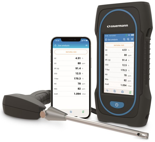 Combustion analyzer Si-CA 130 Kit 2ASD