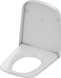 Toilet seat with soft closing lid TECEone