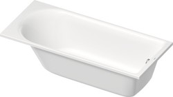 Rectangular bathtub 1800x800mm with a dorsal inclination