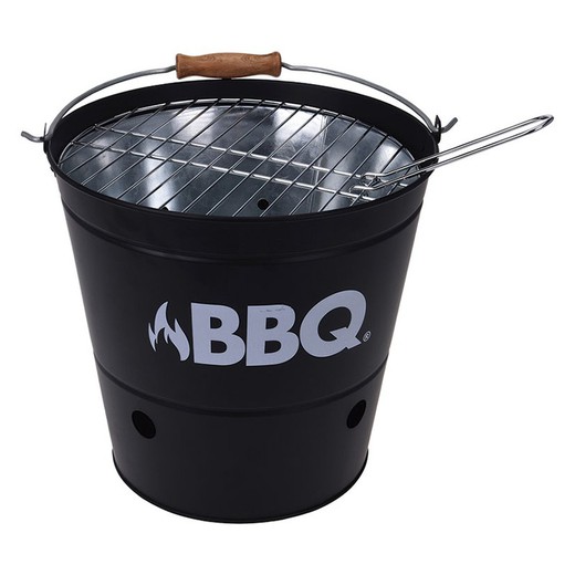 Barbacoa carbón cubo