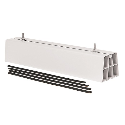 Vecamco 350x80mm witte PVC-bases voor airconditioners