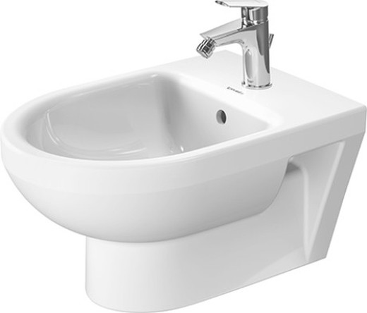 Duravit No.1 wall-hung bidet with overflow