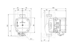 Circolatore elettronico ALPHA1 L 15-60 130mm Grundfos