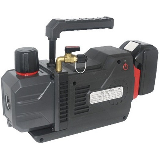 Double acting vacuum pump pro R32 with battery