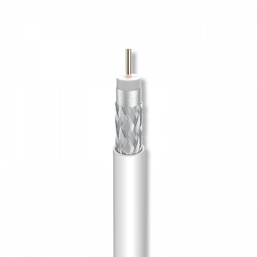 Coaxial cable CXT-1, 17VAtC.A white Televes