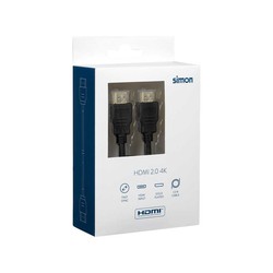 Cabo HDMI 2.0A-USB A 1.5m preto Simon