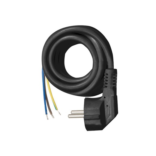 Cable multifix 3G1.5 3m negro Simon