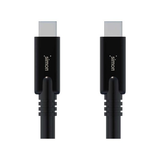 USB 3.1C-USB C kabel 1m zwart Simon