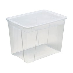 Boîte de rangement en plastique de 61 litres