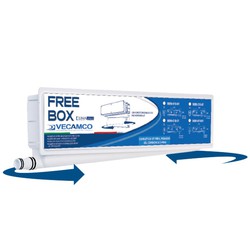 Free Box pre-installation boxes for reversible horizontal discharge outlet
