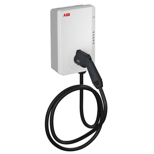 AC TAC-7 electric car charging station with 5 meter cable with RFID Abb