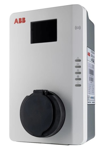 Caricatore wireless per auto elettrica AC TAC-22 con display e RFID Abb