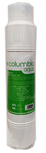 Cartucho de filtración 5µm para fuentes Columbia Waterfilter