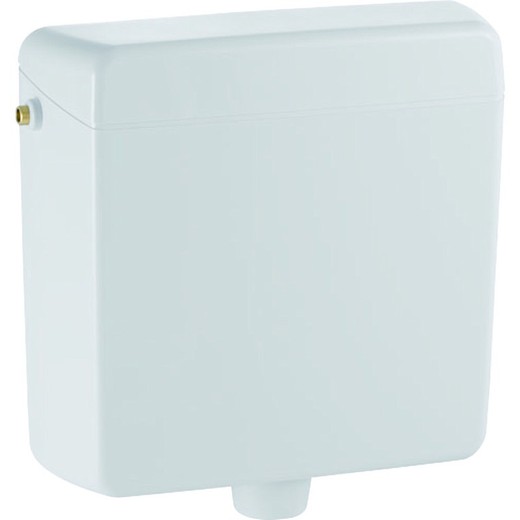 High cistern Geberit white simple discharge