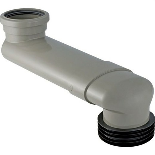 Codo desplazamiento Geberit diámetro 90/110 mm PVC