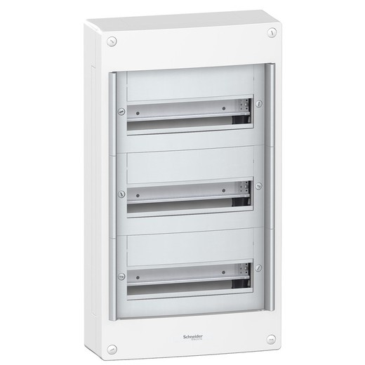Cabinet PRAGMA13 surface 3 rows with 39 modules without door Schneider electric