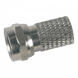Threaded F connector with T100 Televes joint