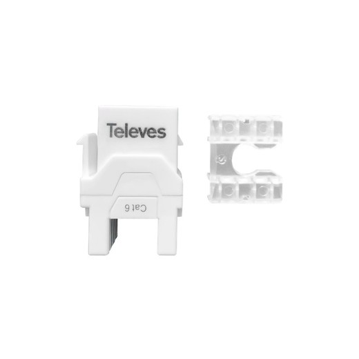 RJ45 female connector - UTP Cat 6 for data cables