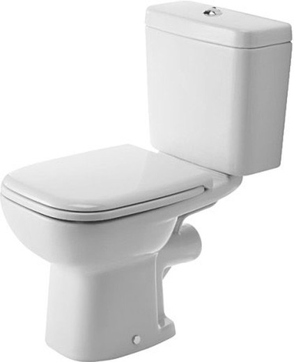 Duravit D-Code pedestal toilet complete set