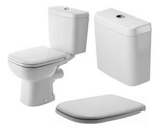Softclose D-Code toilet, stortbak en zitset