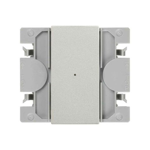 iO elektronischer Schalter mit schmalem Schlüssel aus Aluminium Simon 270