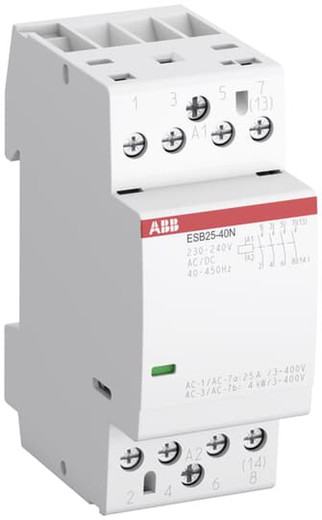 Installation contactor 25A Abb