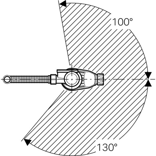 Piletta diametro cm 6 girevole per piatto doccia Geberit