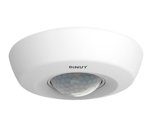 Bluetooth 360º surface detector on white ceiling