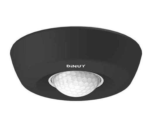360º Bluetooth surface detector on black ceiling