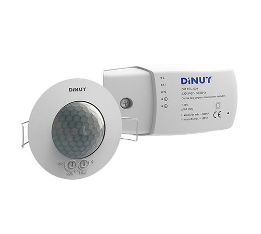 Detector de movimento Dinuy de cobertura de teto de 360º