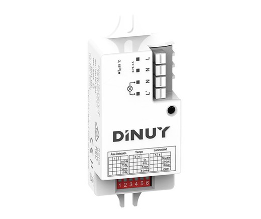 Detector de movimiento para techo o pared de alta frecuencia Dinuy