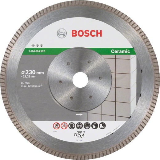 BEST diamond cutting disc for ceramic diameter 125x1.4x7mm