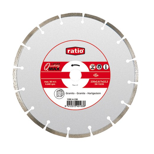 RATIO Quality Max diamond blade for granite, concrete