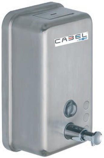 Dosificador de jabón vertical 1200ml Inox satinado Cabel